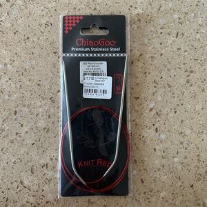 ChiaoGoo Red Circular Knitting Needles